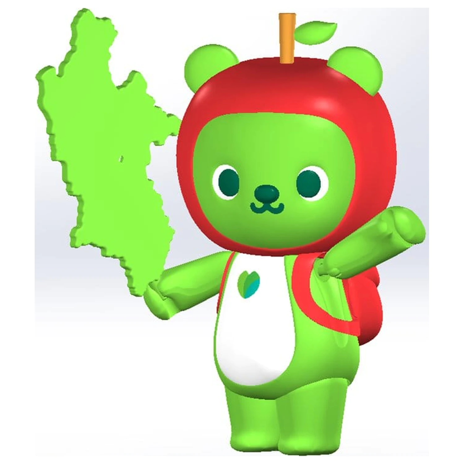 Originální postava plastová modelová stavebnice Arukuma 10 cm fotografii produktu