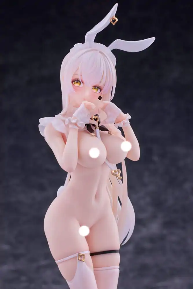 Originální postava od Kedama Tamano PVC Socha White Bunny Lucille DX Verze 27 cm fotografii produktu