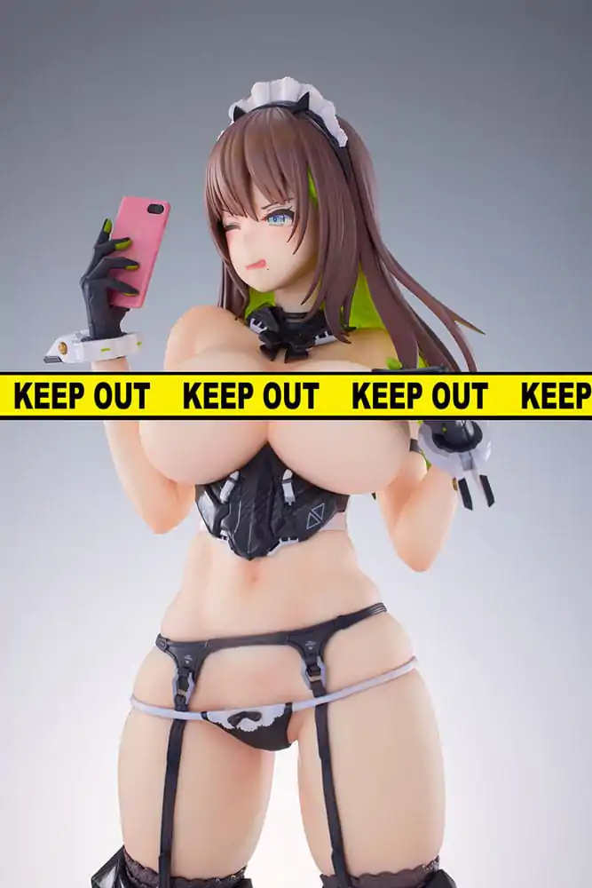 Originální postava od Nidy-2D PVC soška 1/7 Meido-Busou: Blade DX verze 27 cm fotografii produktu