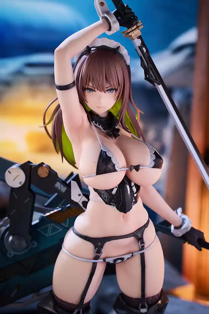 Originální postava od Nidy-2D PVC soška 1/7 Meido-Busou: Blade DX verze 27 cm fotografii produktu