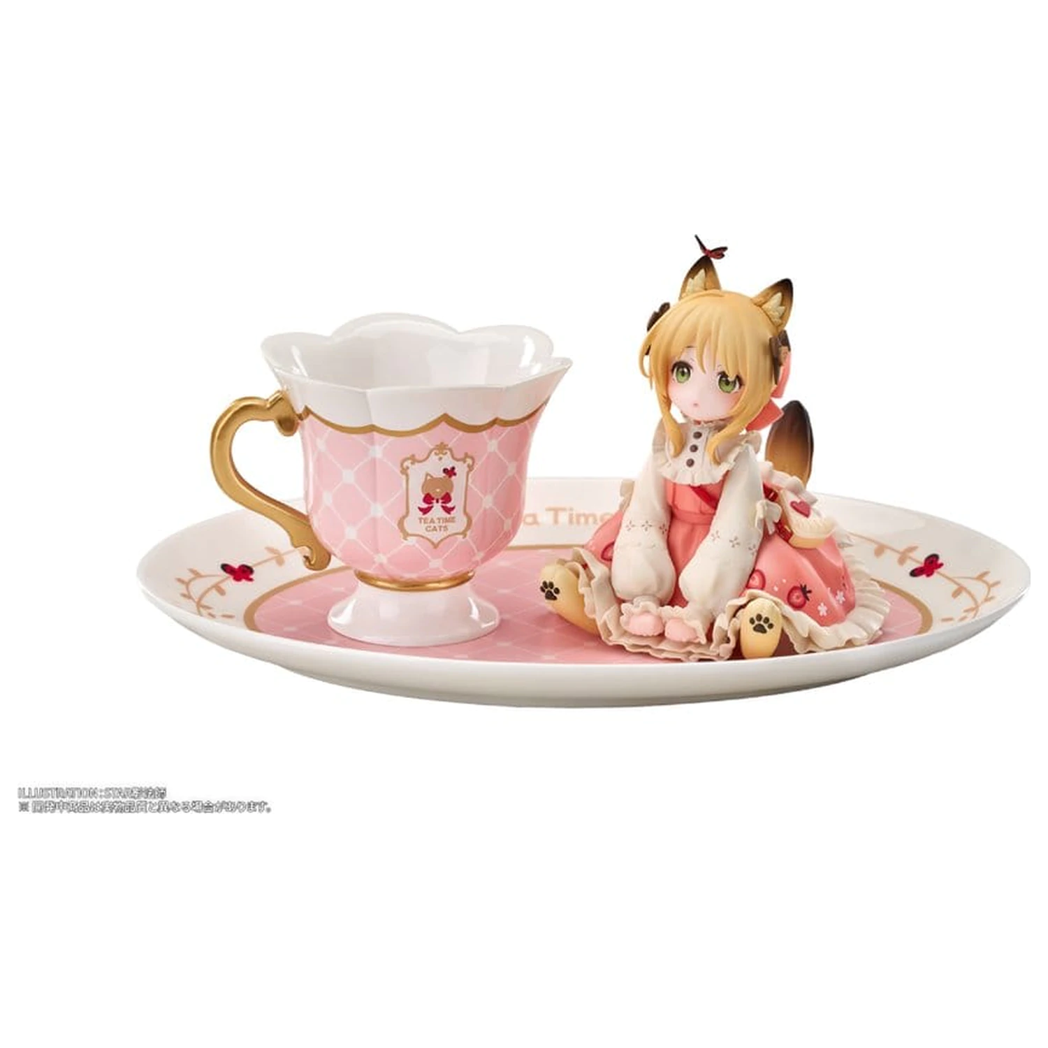 Original Character DLC Series PVC figurka Tea Time Cats Orange Cat 10 cm fotografii produktu