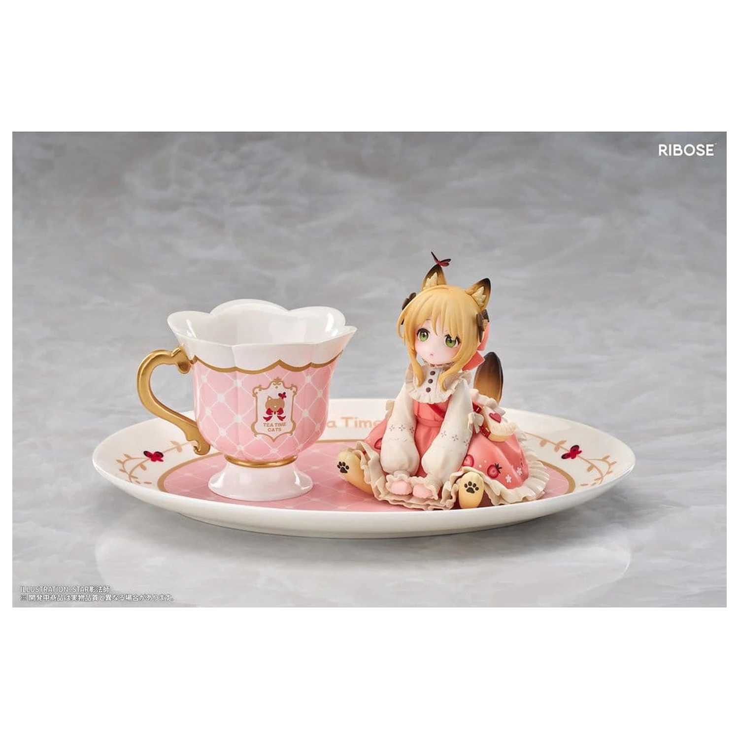 Original Character DLC Series PVC figurka Tea Time Cats Orange Cat 10 cm fotografii produktu