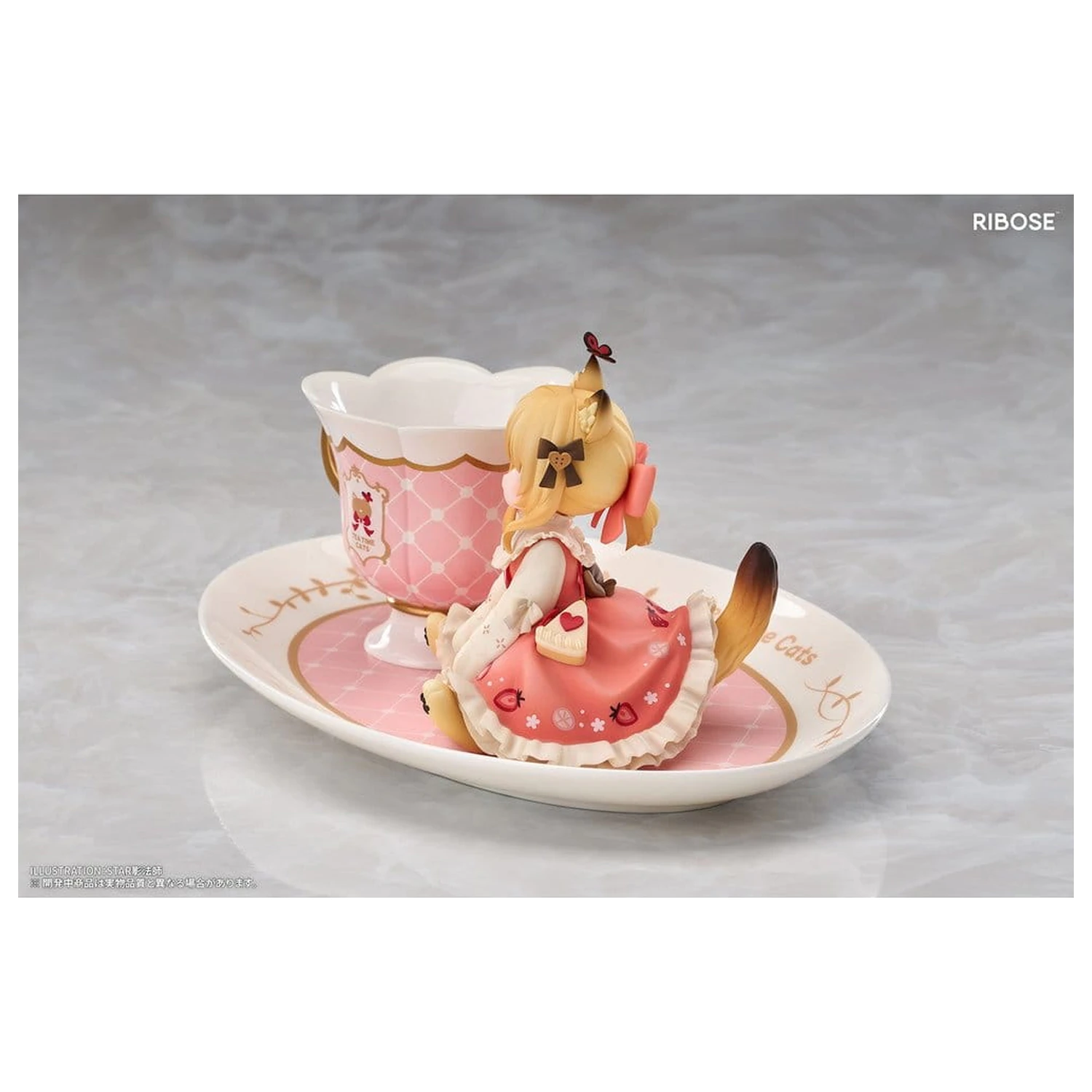 Original Character DLC Series PVC figurka Tea Time Cats Orange Cat 10 cm fotografii produktu