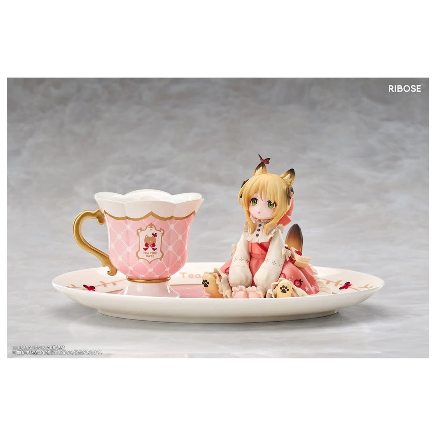 Original Character DLC Series PVC figurka Tea Time Cats Orange Cat 10 cm fotografii produktu