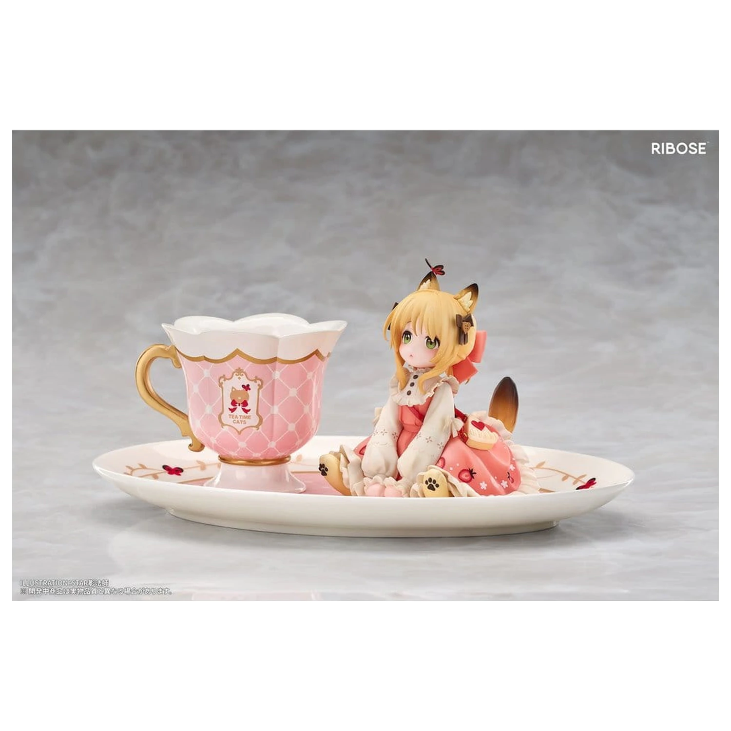 Original Character DLC Series PVC figurka Tea Time Cats Orange Cat 10 cm fotografii produktu