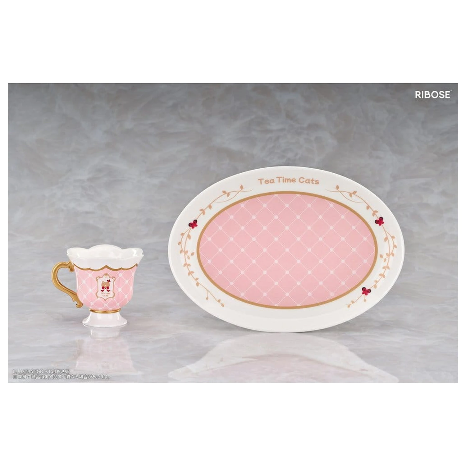Original Character DLC Series PVC figurka Tea Time Cats Orange Cat 10 cm fotografii produktu
