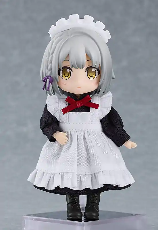 Originální postava pro Nendoroid panenky, sada oblečení: Dlouhý Maid Outfit (Černá) fotografii produktu