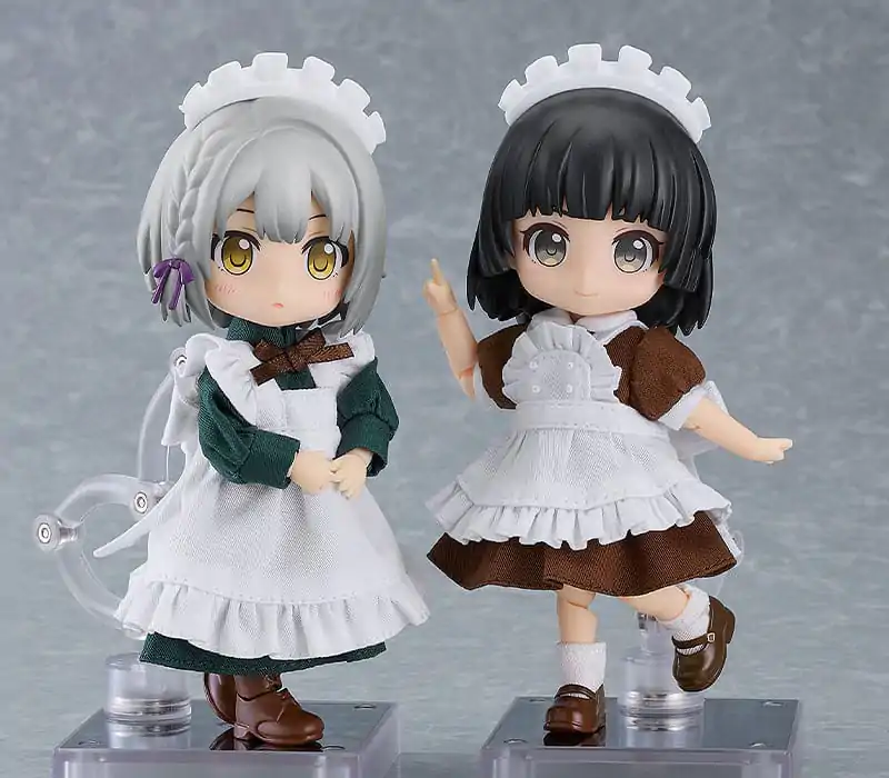 Originální postava pro Nendoroid panenky, sada oblečení: Dlouhý Maid Outfit (Černá) fotografii produktu