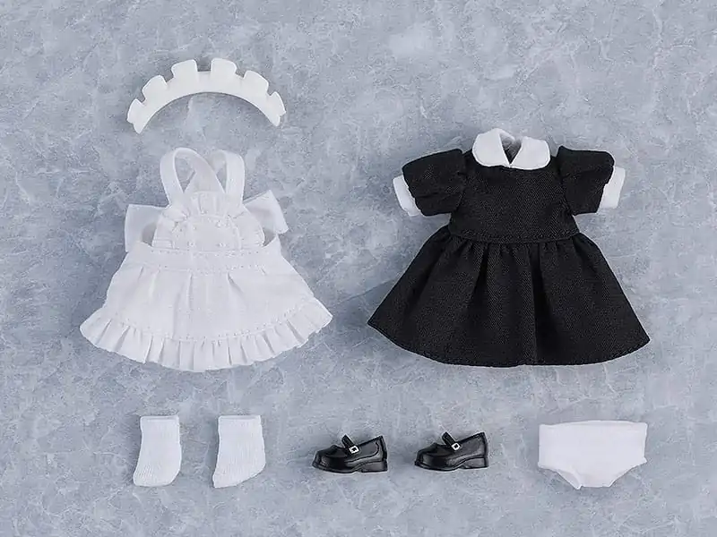 Originální sada oblečení pro Nendoroid Doll figurky: Mini Maid Outfit (Černá) fotografii produktu