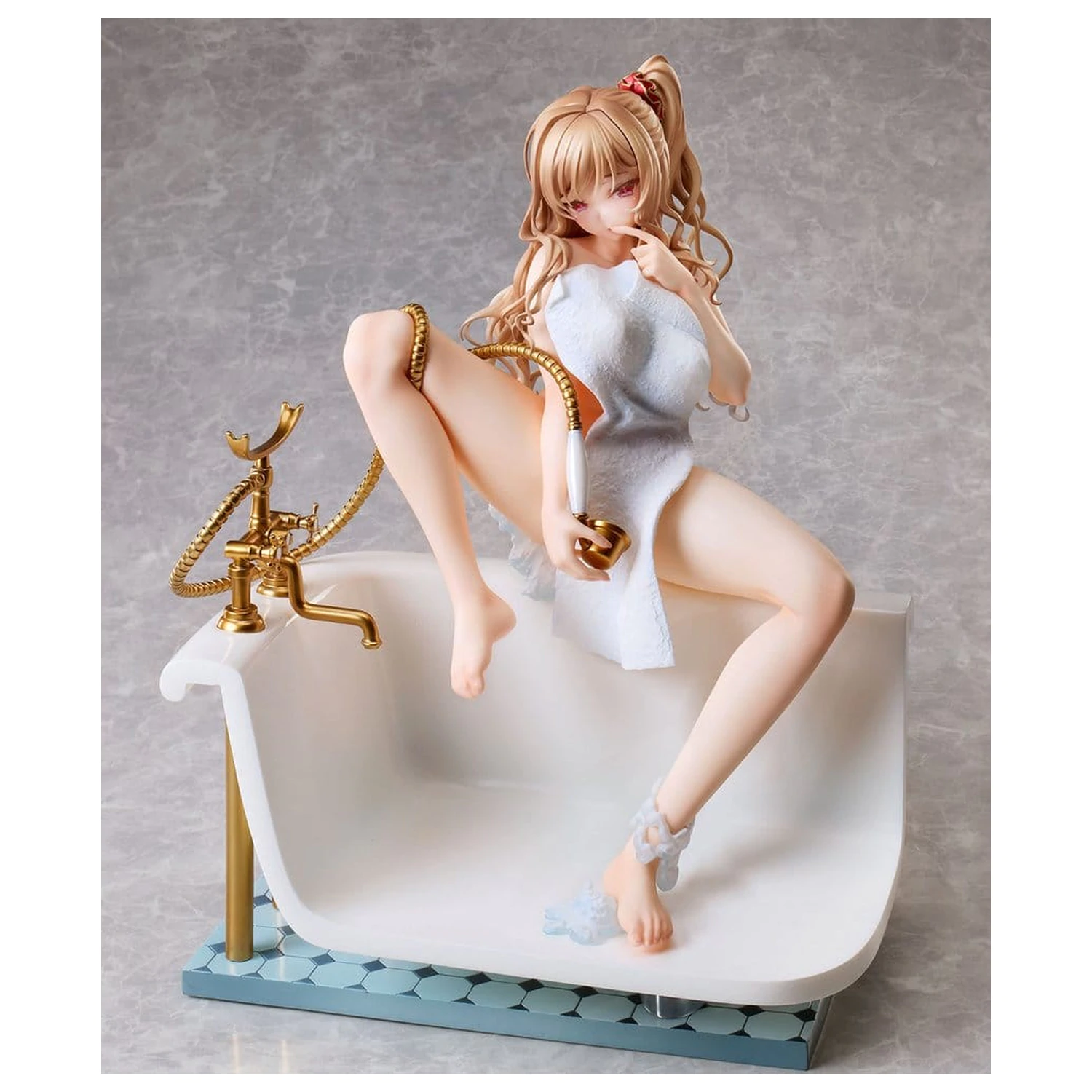 Original Character PVC Figure Girl in the Bath Illustration by Ponzu 26 cm fotografii produktu