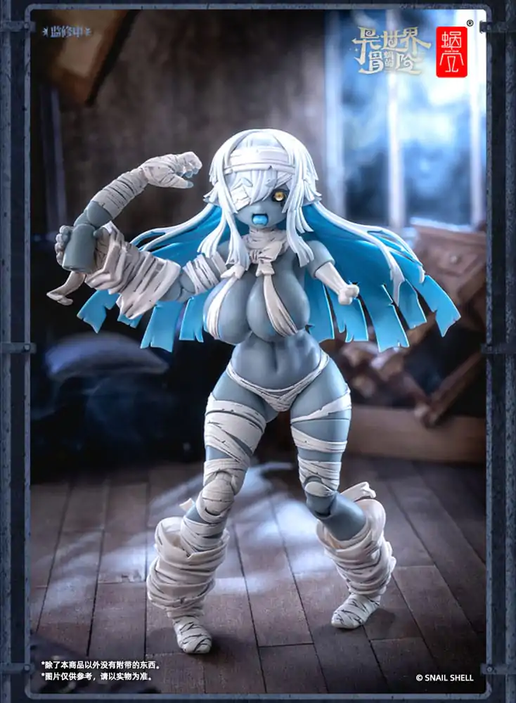 Originální stavebnice akční figurky 1/12 RPG-03 Zombie Girl Grisa 15 cm fotografii produktu