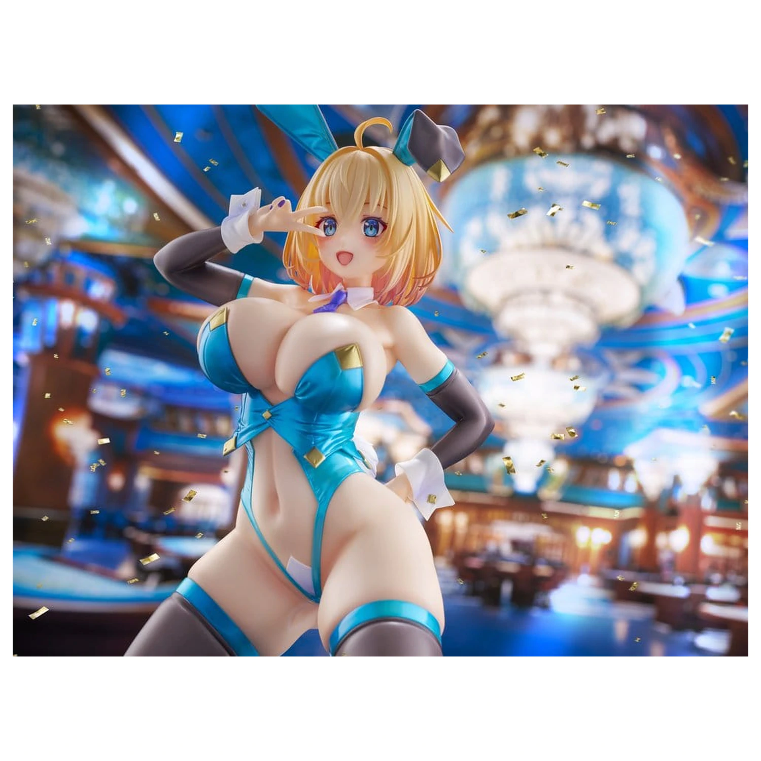 Original Character KoiKoi -Sakura- PVC Figurka 1/6 Sophia F. Shirring Blue Bunny Ver. 20 cm fotografii produktu