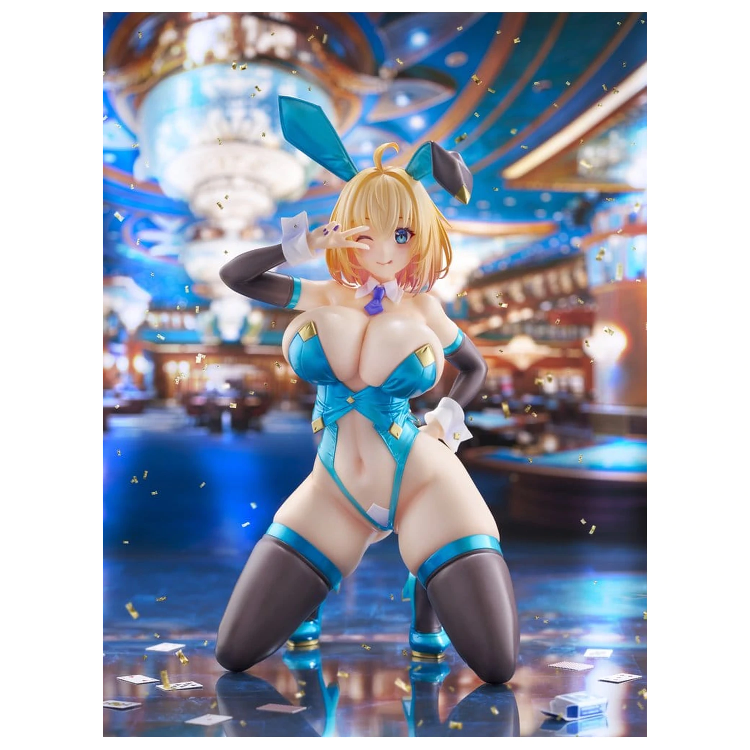 Original Character KoiKoi -Sakura- PVC Figurka 1/6 Sophia F. Shirring Blue Bunny Ver. 20 cm fotografii produktu