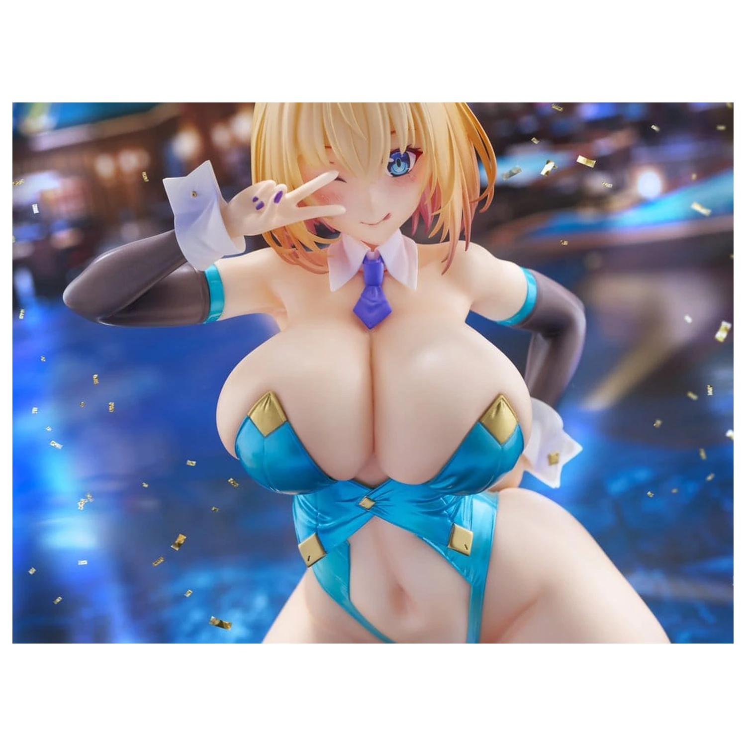 Original Character KoiKoi -Sakura- PVC Figurka 1/6 Sophia F. Shirring Blue Bunny Ver. 20 cm fotografii produktu