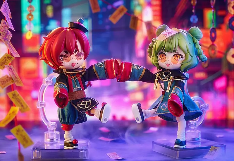 Originální Postava Nendoroid Panenka Akční Figurka Čínský-Styl Jiangshi Dvojčata: Česnek 14 cm fotografii produktu