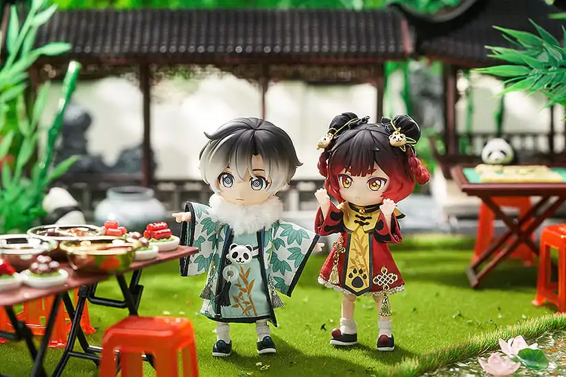 Originální Charakter Nendoroid Doll Akční Figurka Čínský-Styl Panda Hot Pot: Hvězdicový Anýz 14 cm fotografii produktu