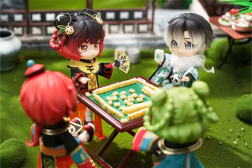 Originální postava Nendoroid panenka akční figurka čínský styl Panda Mahjong: Laurier 14 cm fotografii produktu