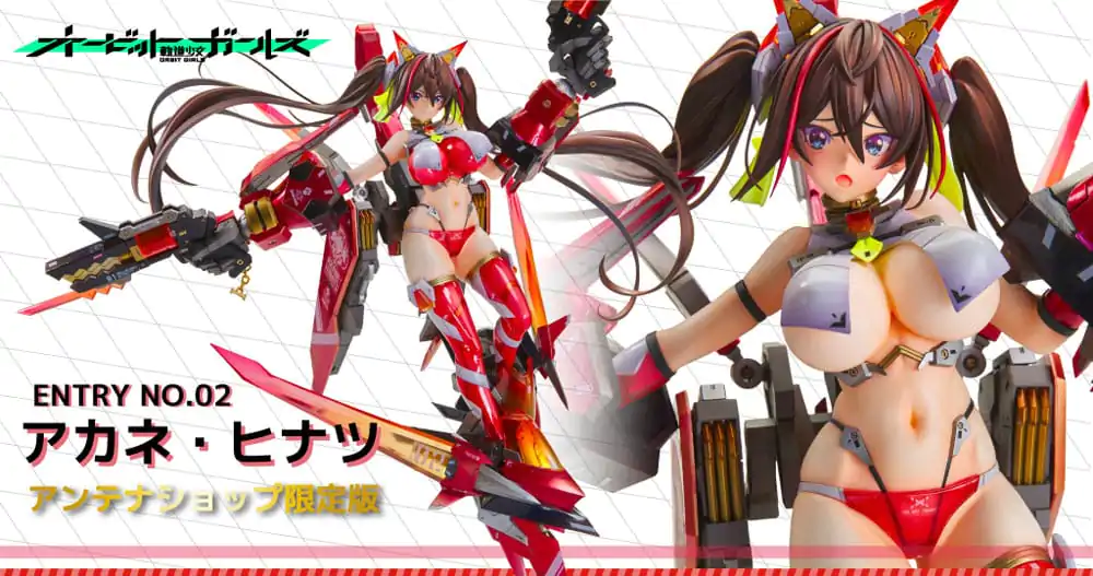 Original Character Orbit Girls Series PVC Socha Entry No. 2 Akane Hintasu Antenna Shop Limited Edition 45 cm fotografii produktu