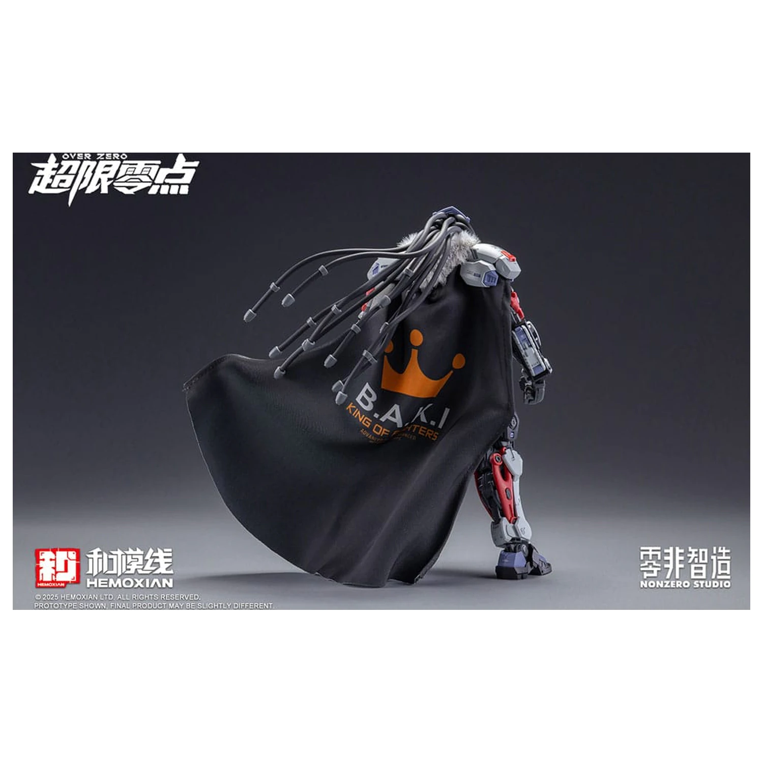 Original Character Over Zero Series Model Kit 1/10 Baki 21 cm fotografii produktu