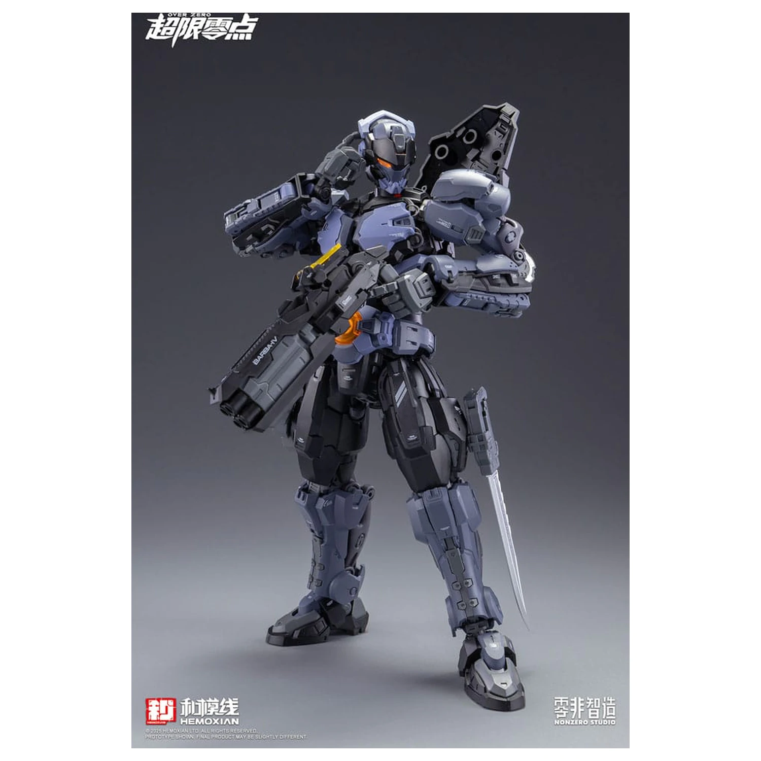 Original Character Over Zero Series Model Kit 1/10 Baki 21 cm fotografii produktu