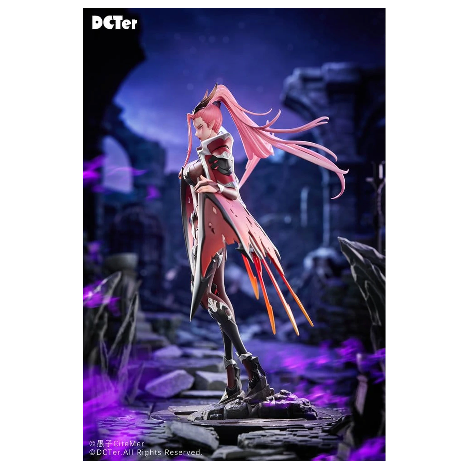 Originální postava PU figurka 1/7 Heslion Draco Bellatrix Feminina 27 cm fotografii produktu