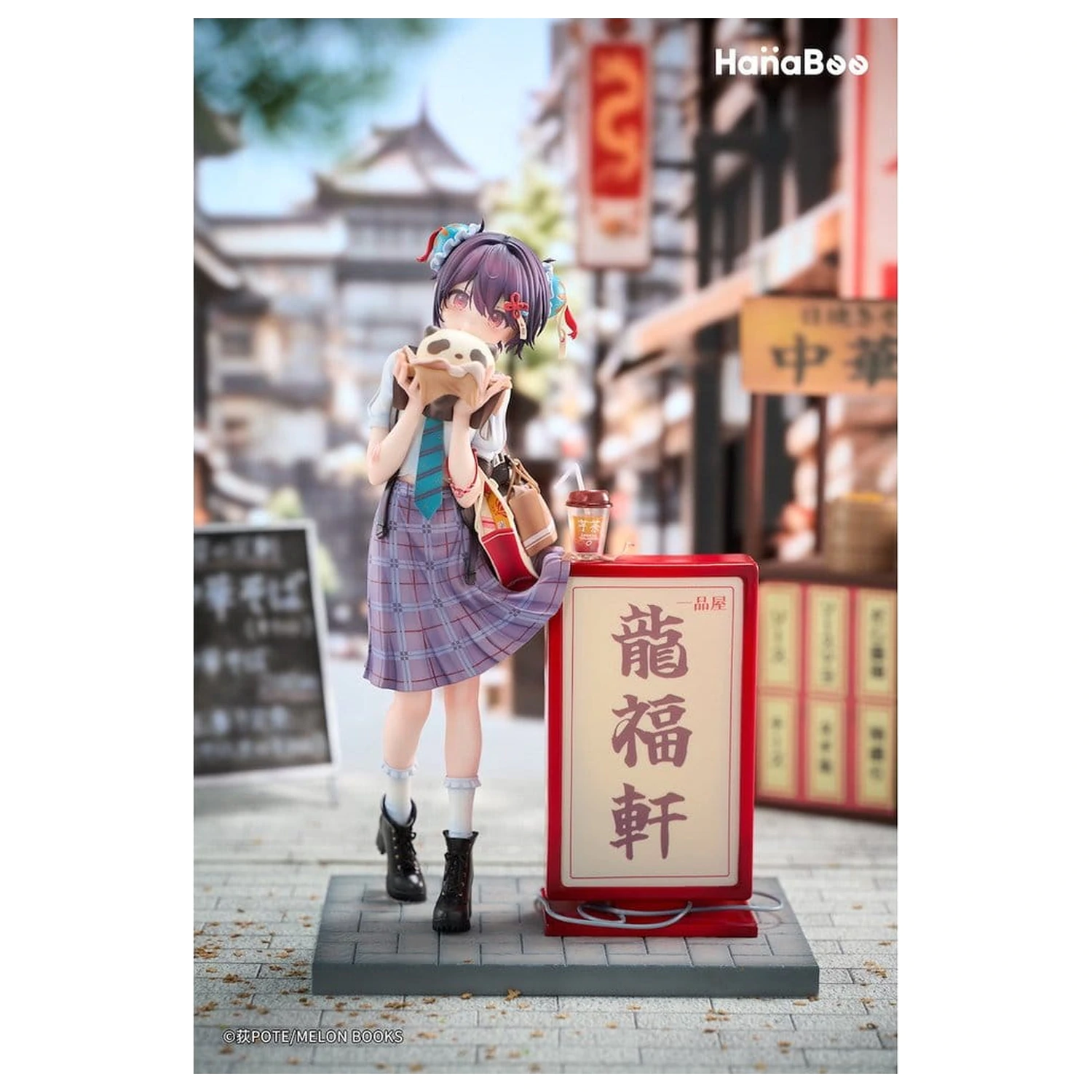 Original Character PVC figurka 1/6 Panda Nikuman-chan Deluxe Edition 26 cm fotografii produktu