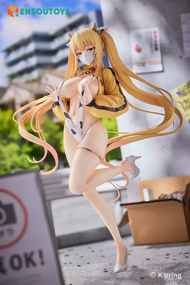 Original Character Statue Sayuri Dairy Cow Ver. 25 cm Figurka fotografii produktu