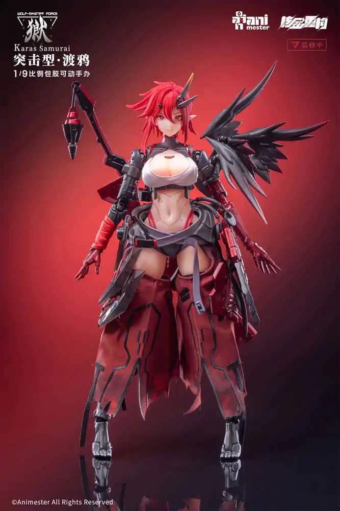 Original Character Seamless akční figurka 1/9 Wolf-Mastiff Force Karas Samurai 20 cm fotografii produktu