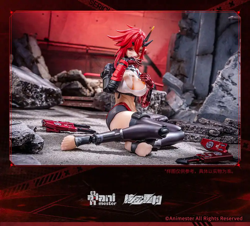 Original Character Seamless akční figurka 1/9 Wolf-Mastiff Force Karas Samurai 20 cm fotografii produktu