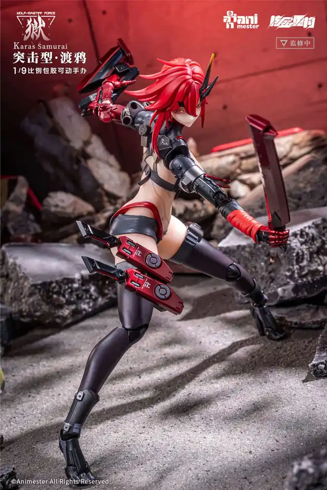 Original Character Seamless akční figurka 1/9 Wolf-Mastiff Force Karas Samurai 20 cm fotografii produktu