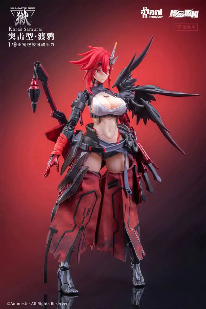 Original Character Seamless akční figurka 1/9 Wolf-Mastiff Force Karas Samurai 20 cm fotografii produktu