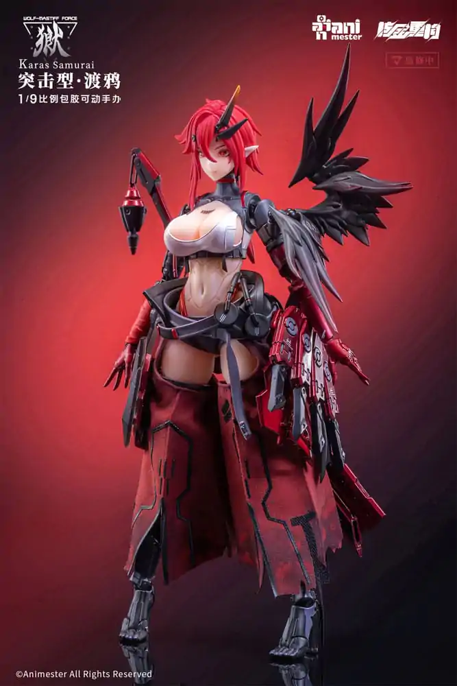 Original Character Seamless akční figurka 1/9 Wolf-Mastiff Force Karas Samurai 20 cm fotografii produktu