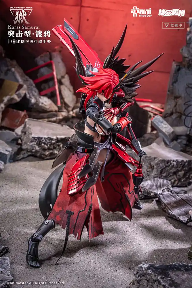 Original Character Seamless akční figurka 1/9 Wolf-Mastiff Force Karas Samurai 20 cm fotografii produktu