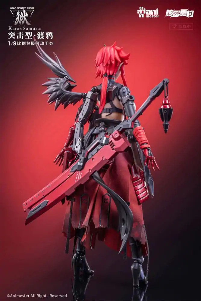 Original Character Seamless akční figurka 1/9 Wolf-Mastiff Force Karas Samurai 20 cm fotografii produktu
