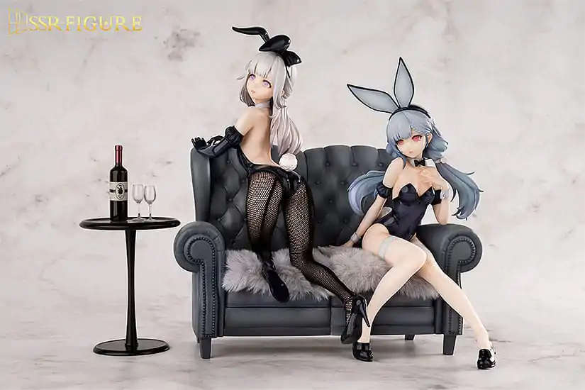 Originální postava SSR PVC soška 1/7 Yi Ren Guan - House of Unhumans Jin Hua: Bunny verze + Qiao Er kombinovatelní 23 cm fotografii produktu