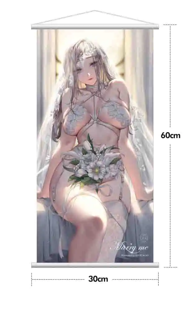 Originální Ilustrace PVC Soška 1/4 Marry me Ilustrováno LOVECACAO S bonusem Včetně Limitovaná edice 31 cm fotografii produktu