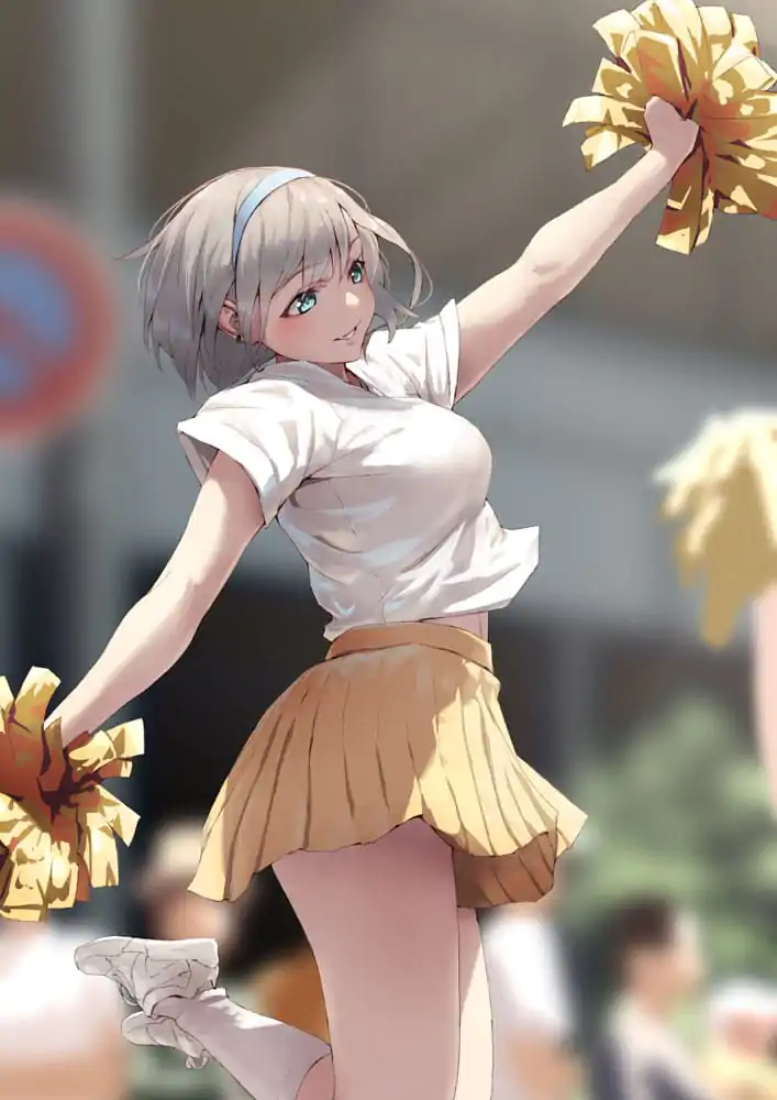 Originální ilustrace PVC soška 1/6 Cheerleader Riku illustration by Jonsun Limited Edition 29 cm fotografii produktu