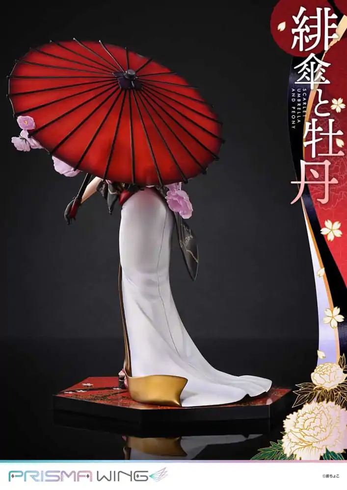 Originální ilustrace od Fuzichoco Prisma Wing PVC soška 1/7 Scarlet Umbrella And Peony 28 cm fotografii produktu
