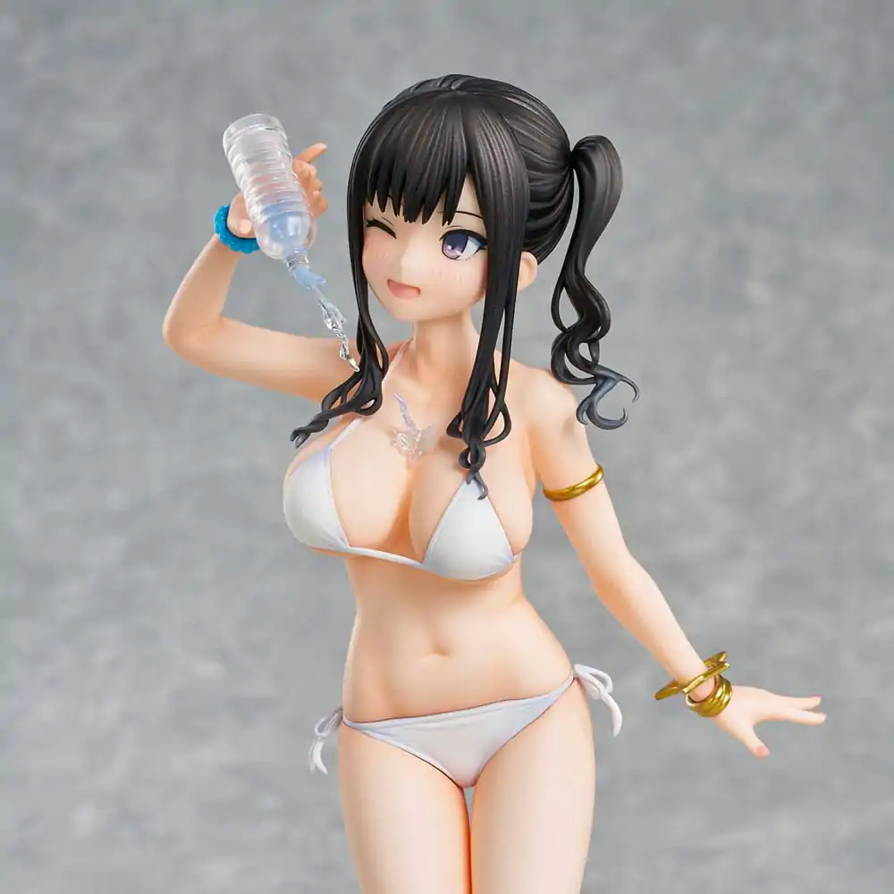 Originální ilustrace PVC soška Kaede Illustration Miyuki Sasaki Summer Cloud White Bikini Verze 25 cm fotografii produktu