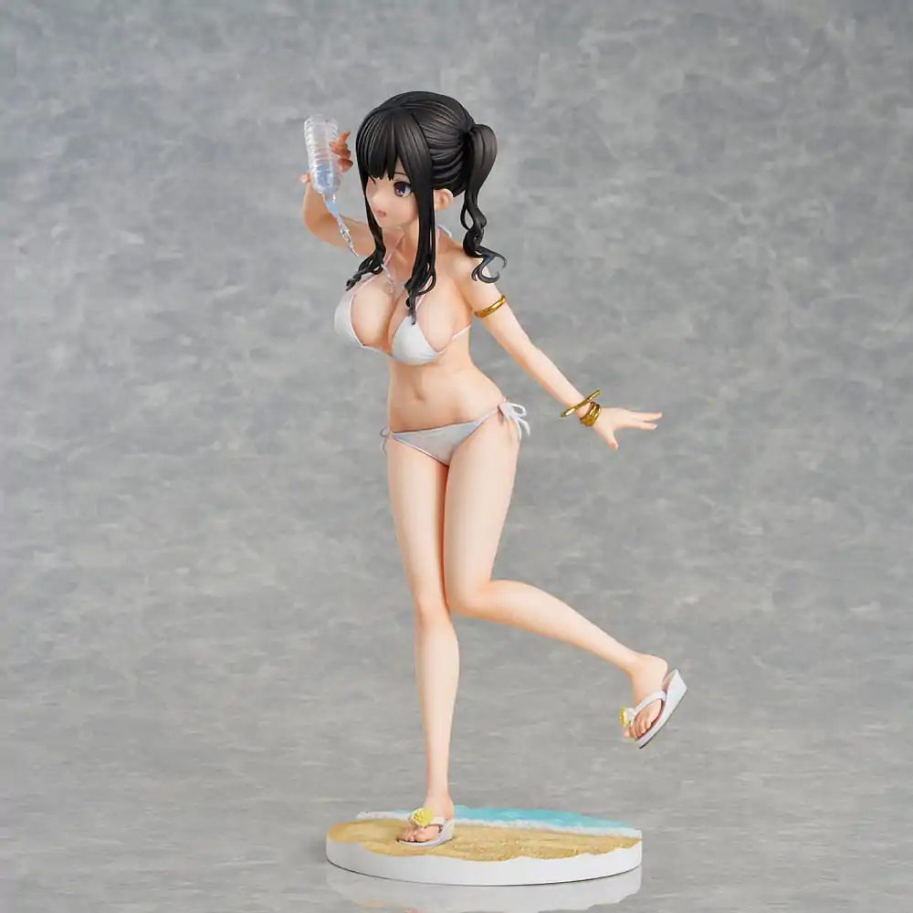 Originální ilustrace PVC soška Kaede Illustration Miyuki Sasaki Summer Cloud White Bikini Verze 25 cm fotografii produktu