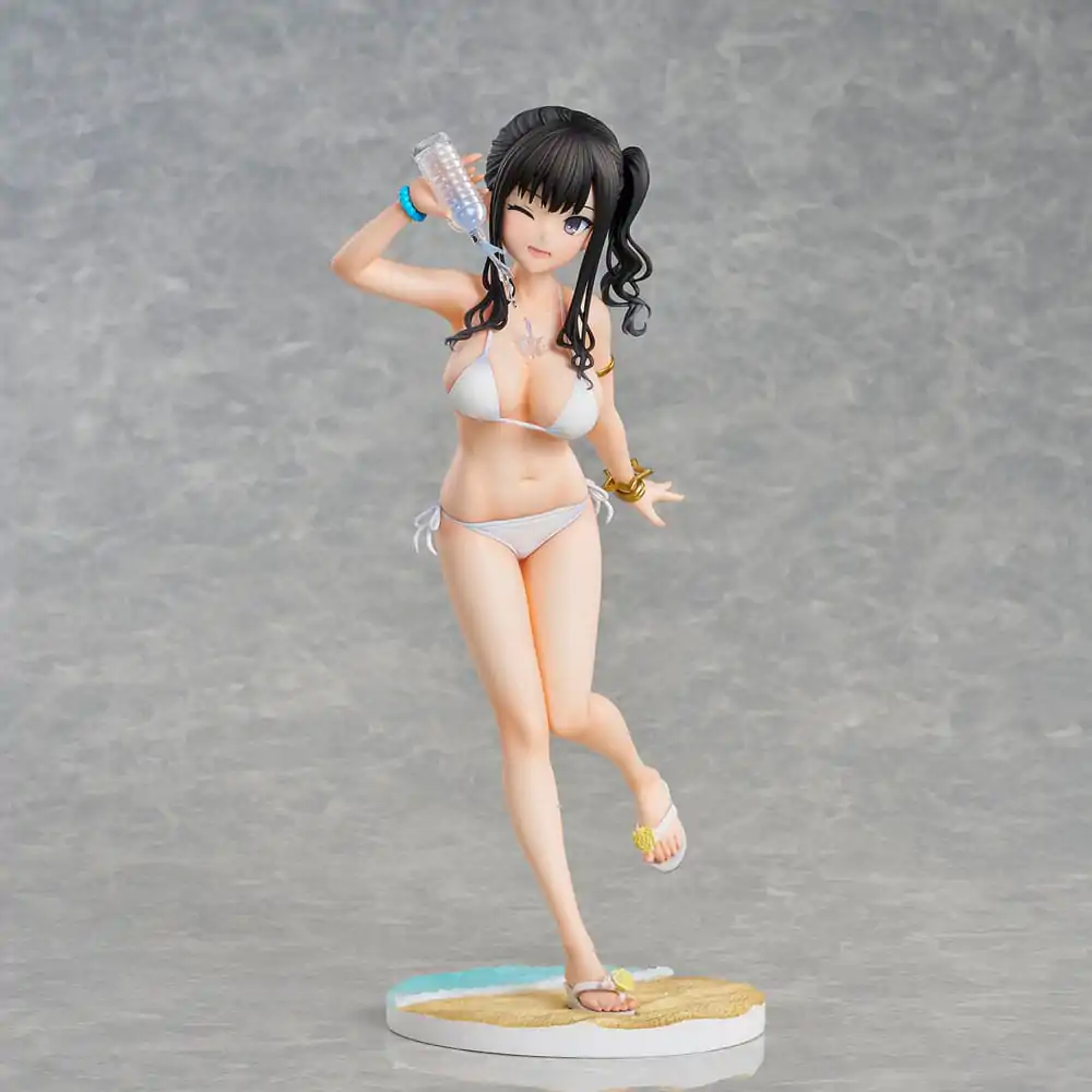 Originální ilustrace PVC soška Kaede Illustration Miyuki Sasaki Summer Cloud White Bikini Verze 25 cm fotografii produktu
