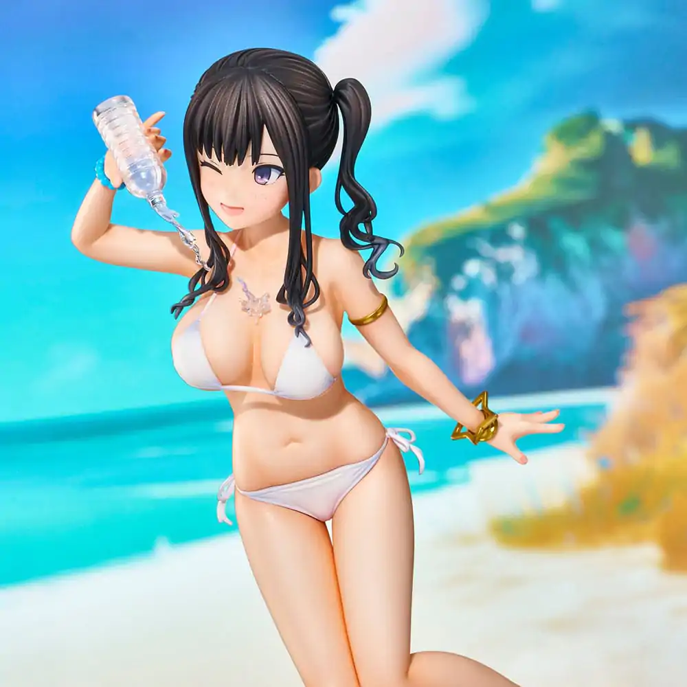 Originální ilustrace PVC soška Kaede Illustration Miyuki Sasaki Summer Cloud White Bikini Verze 25 cm fotografii produktu