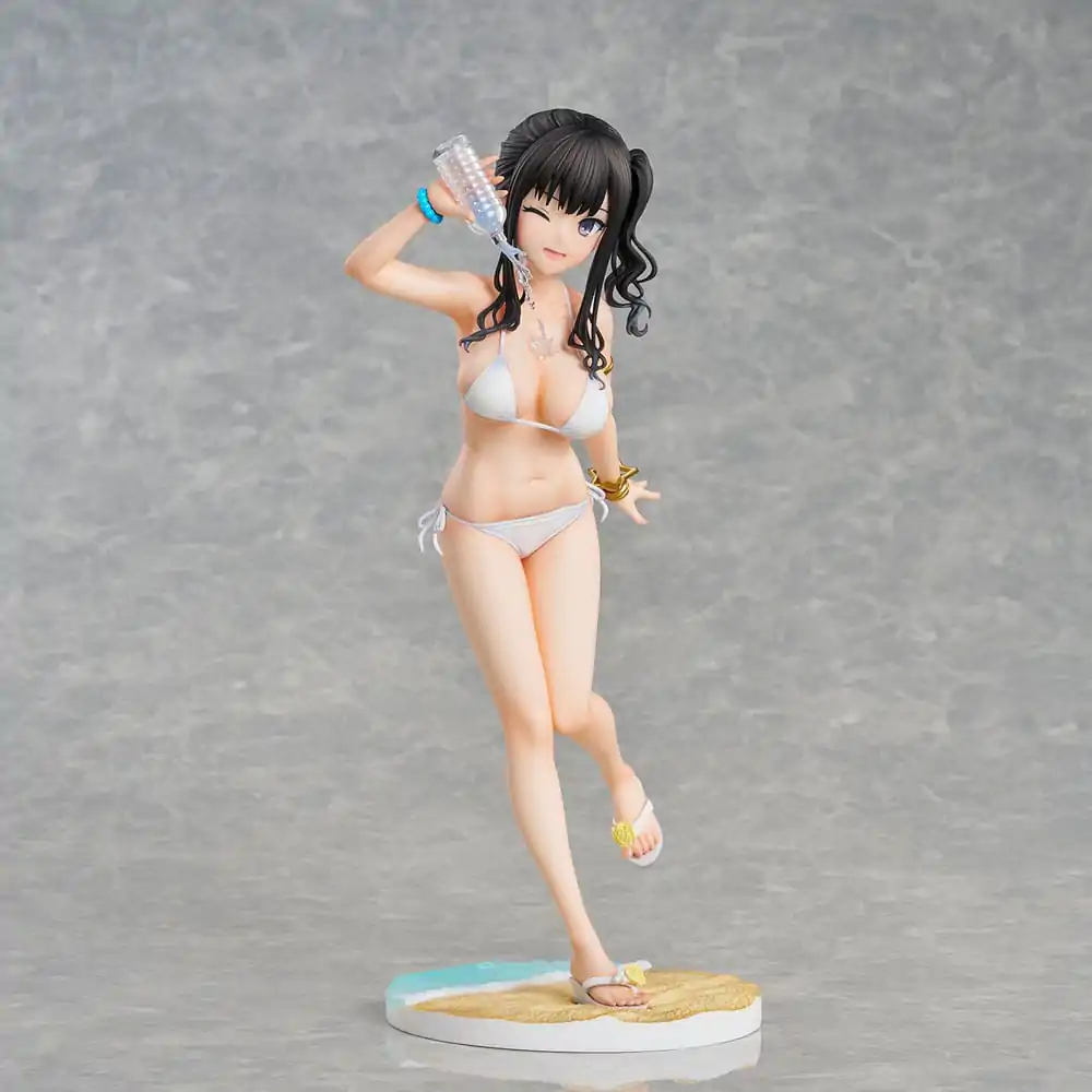 Originální ilustrace PVC soška Kaede Illustration Miyuki Sasaki Summer Cloud White Bikini Verze 25 cm fotografii produktu