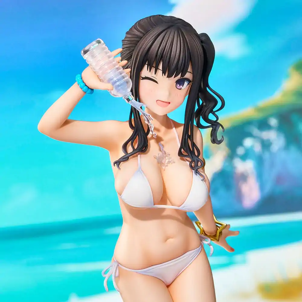 Originální ilustrace PVC soška Kaede Illustration Miyuki Sasaki Summer Cloud White Bikini Verze 25 cm fotografii produktu