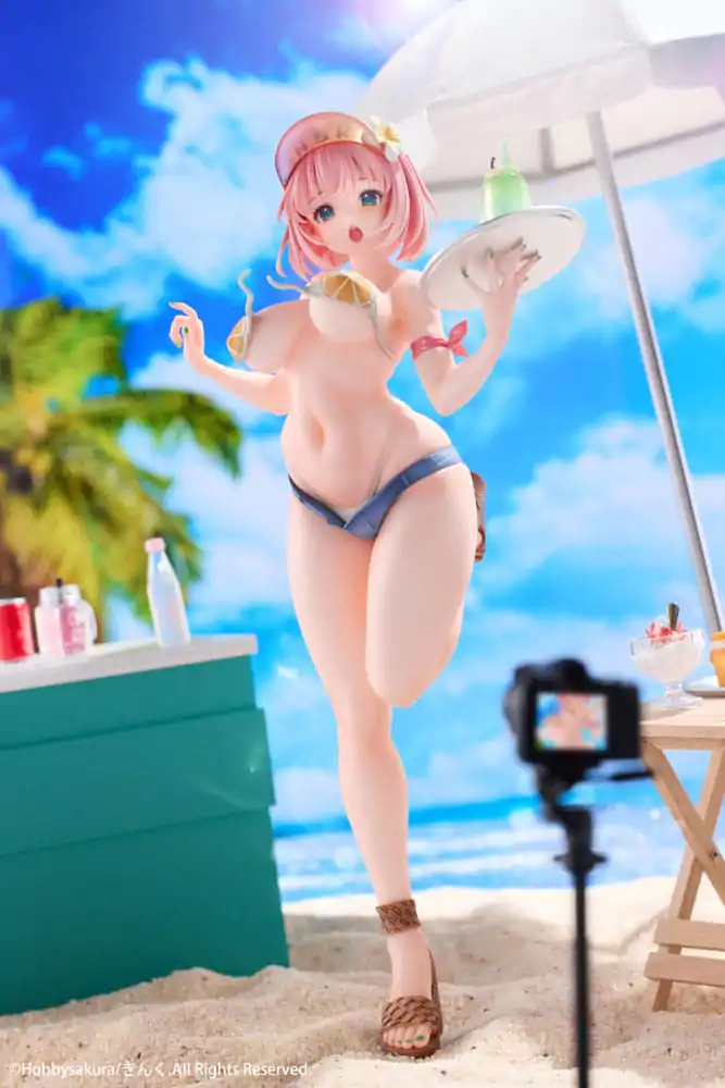 Originální ilustrace PVC soška 1/7 Summer Waiter illustration by Kink Limited Edition 25 cm fotografii produktu
