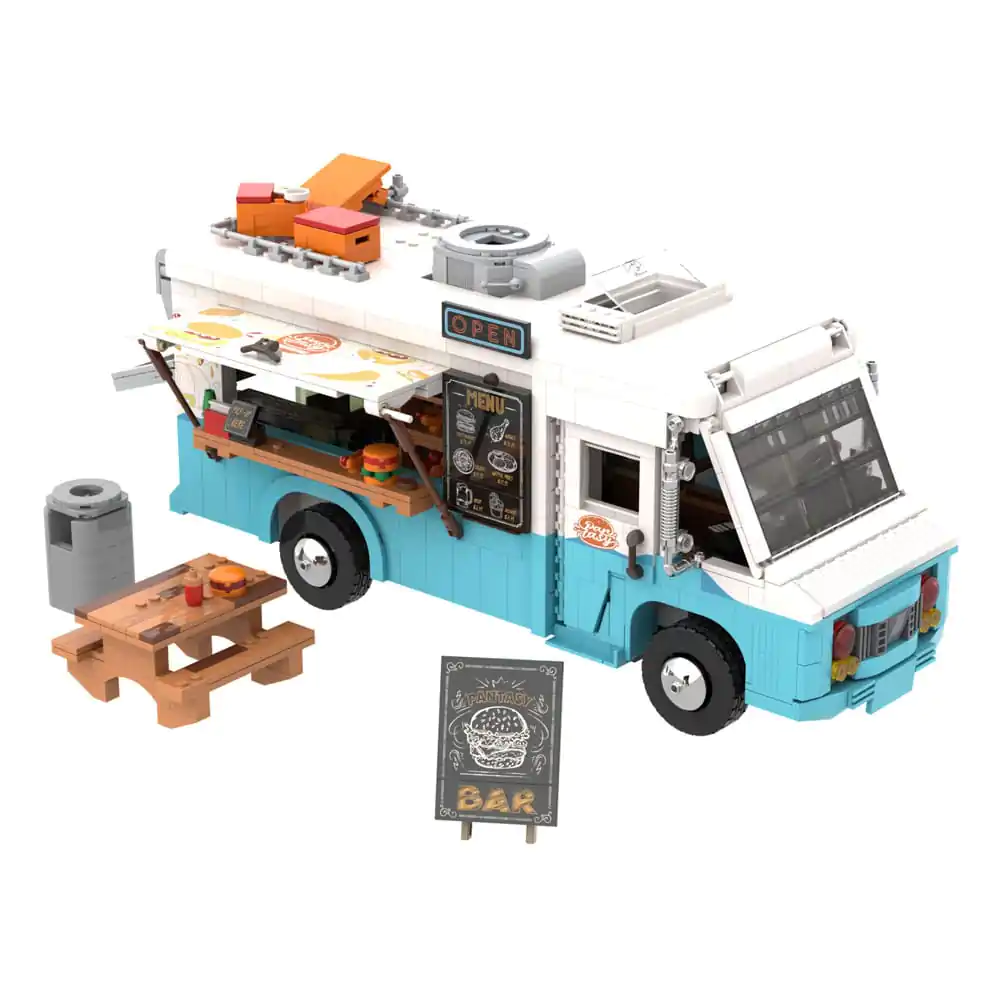 Original-Joyside Series Construction Set Retro Food Truck 19 cm fotografii produktu