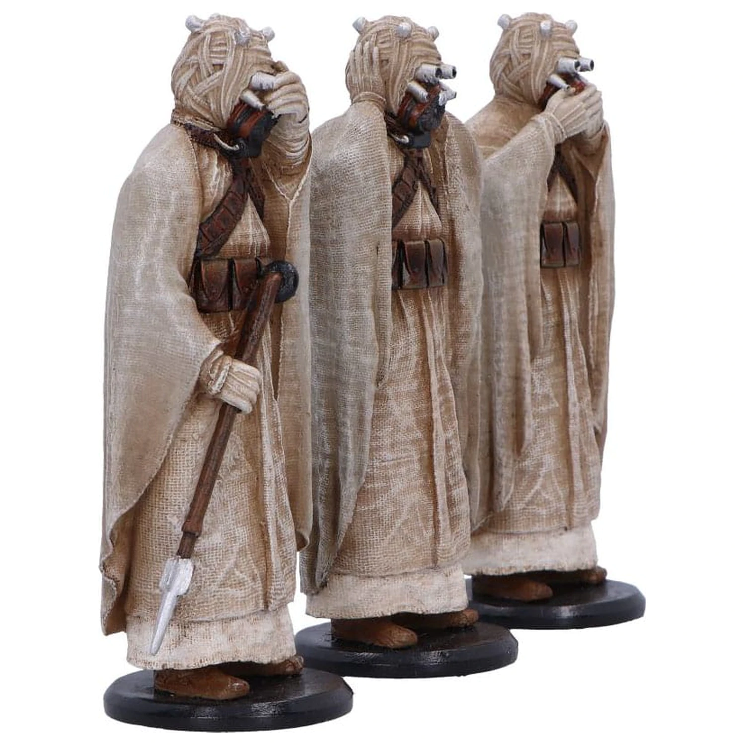 Original Stormtrooper Socha Three Wise Tusken Raiders 14 cm fotografii produktu