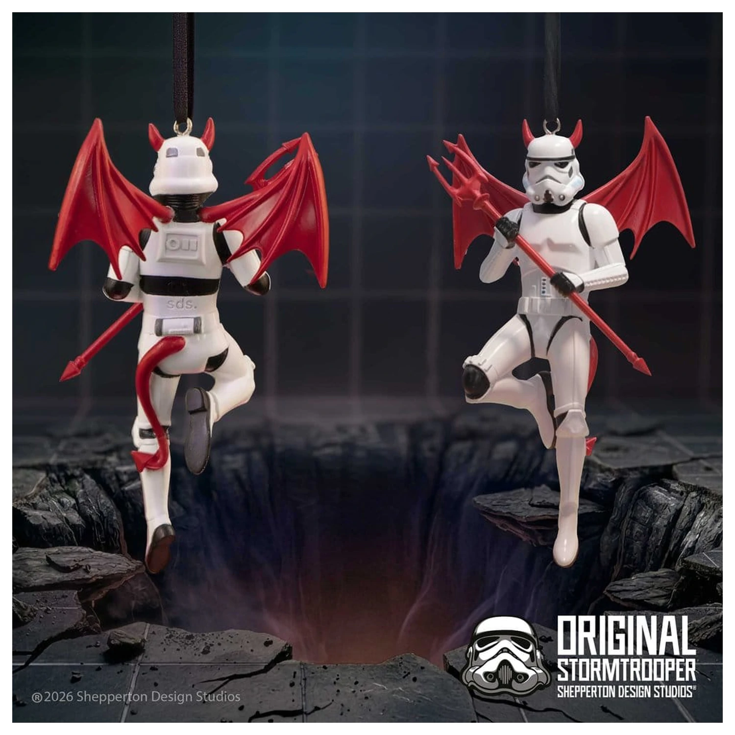 Original Stormtrooper Závěsná ozdoba What the Hell 11 cm fotografii produktu