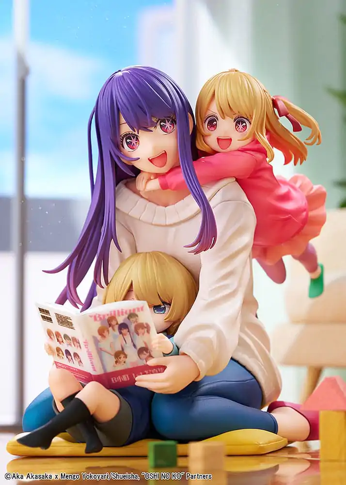 Oshi no Ko PVC socha 1/8 Ai, Aqua & Ruby Mother and Children 10 cm fotografii produktu