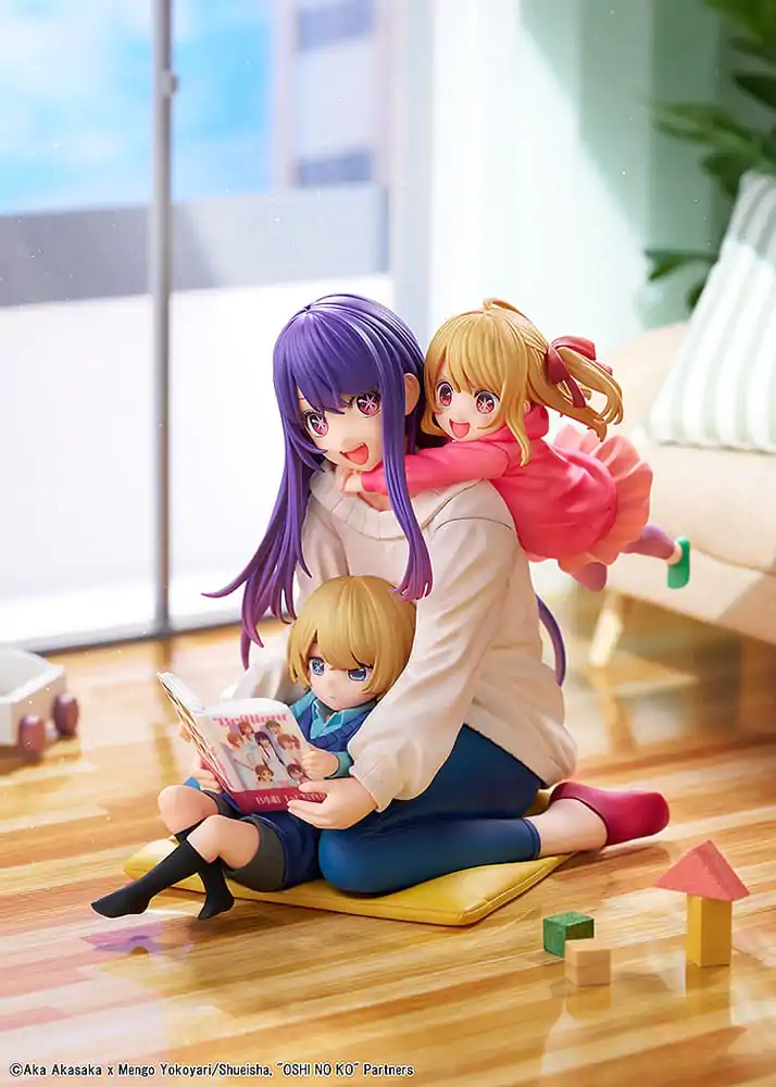 Oshi no Ko PVC socha 1/8 Ai, Aqua & Ruby Mother and Children 10 cm fotografii produktu